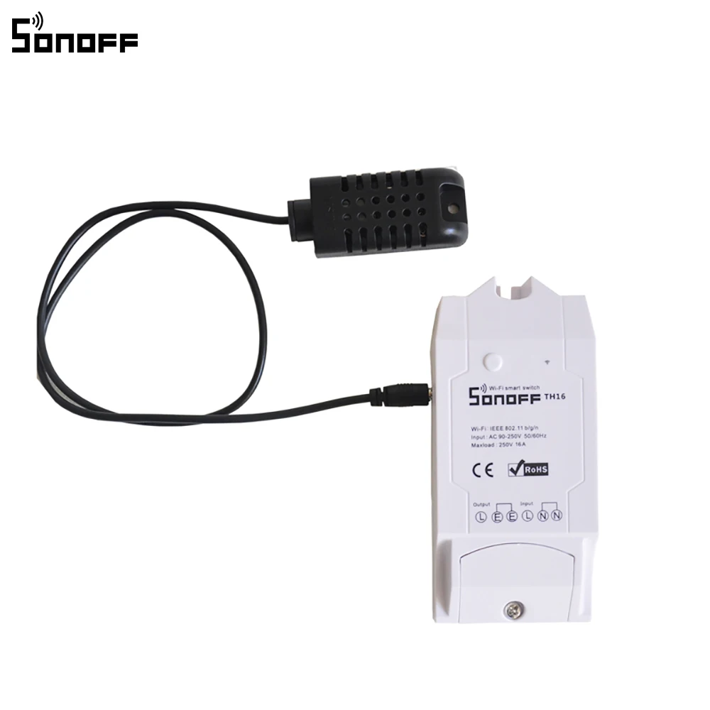 Sonoff TH10 TH16,10a/16a Smart Automation Modules Wifi Wireless Switch Remote Control Smart Home Temperature Humidity