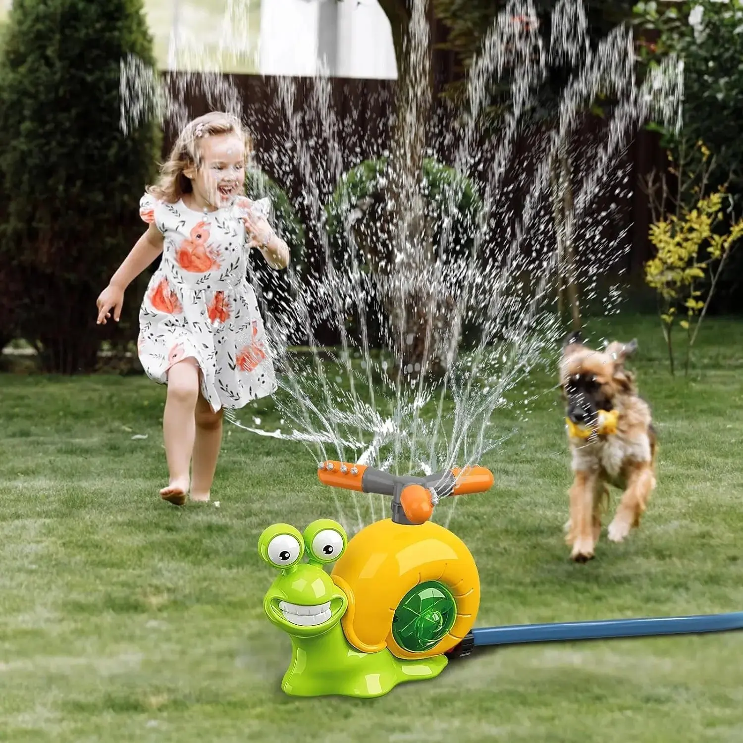 Summer Outdoor Sprinkler Helicopter Baseball Set Lawn Garden Snail Cactus Fire Hydrant Children Water Playing Toy