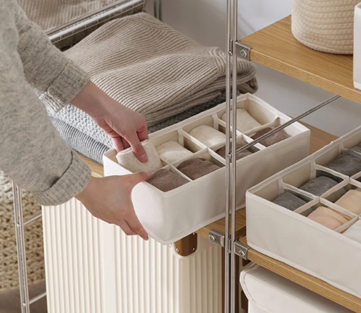 
Beige Oxford fabric Drawer Organisers 