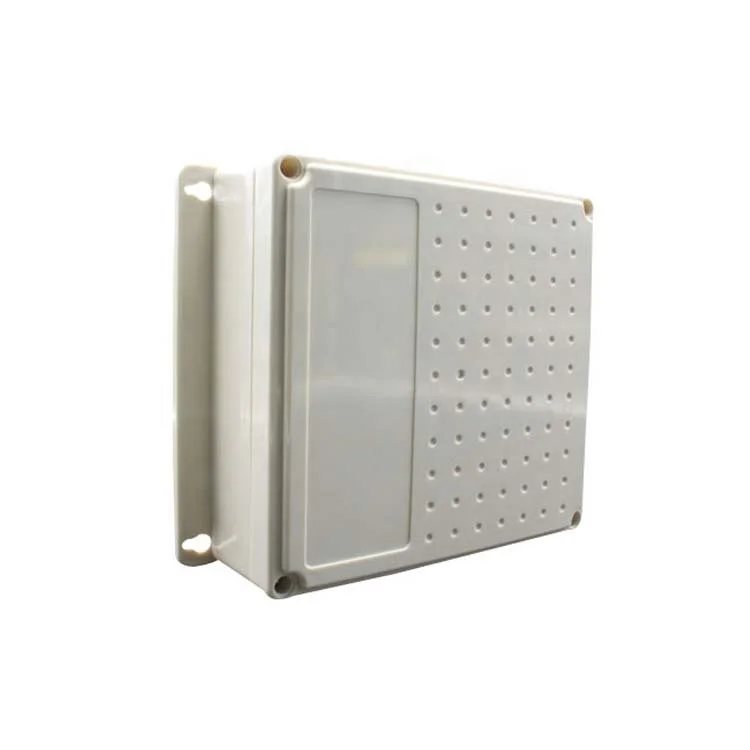 Wall Mounting Signal Indication Control Box Custom Ip65 Outdoor Plastic Abs Hinged Cover Enclosures Distribution Junction Box