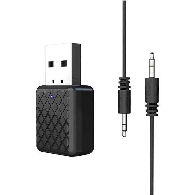 KN322 2 в 1 USB синий зуб 5,0 приемник передатчика AUX аудио адаптер для ТВ/ПК/автомобиля USB беспроводной передатчик приемник