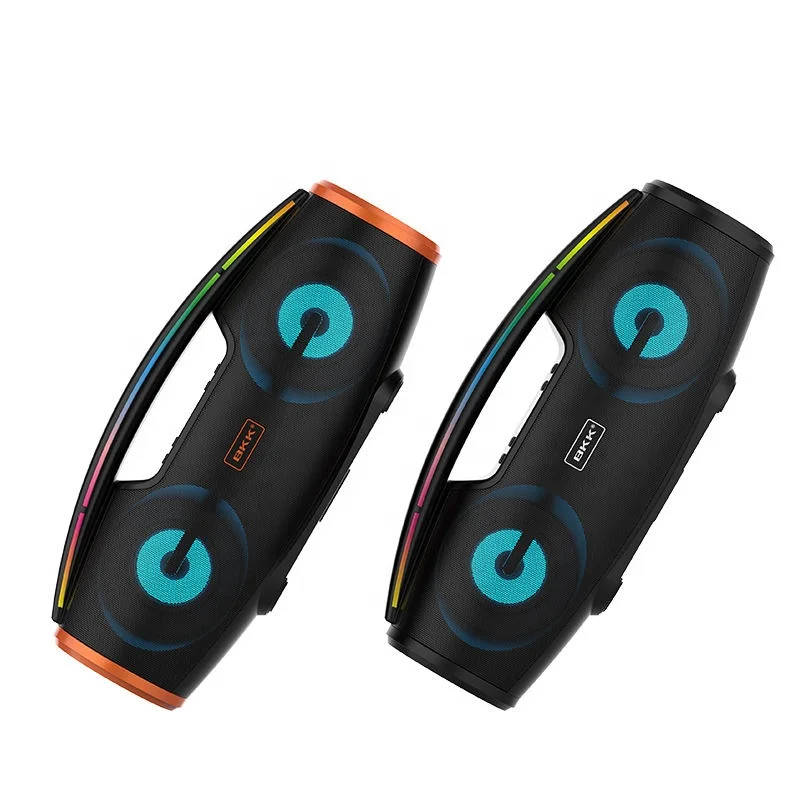 Outdoor Travel sound equipment Rgb Disco Light Wireless Portable Plastic Speaker Similar to For JBL- Boombox