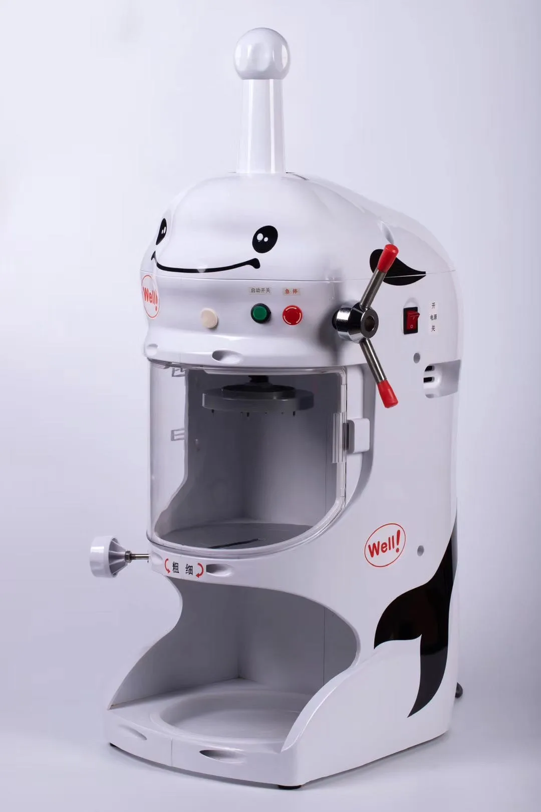 commercial milk tea shop snow ice breaker Electric Japanese shaved machine ice brick  Mian Mian ice machine