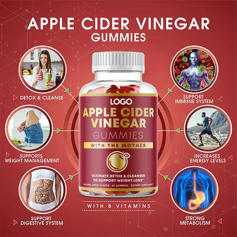 Adult Vitamins and Supplements Gummy Ketone Cider Vinegar Nori Weight Management-Ketone ACV Candy Dosage Not for Children