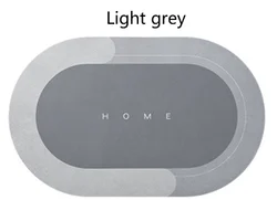 Factory new design anti slip quick dry bath diatomite soft  diatomite absorbent bathroom door mat