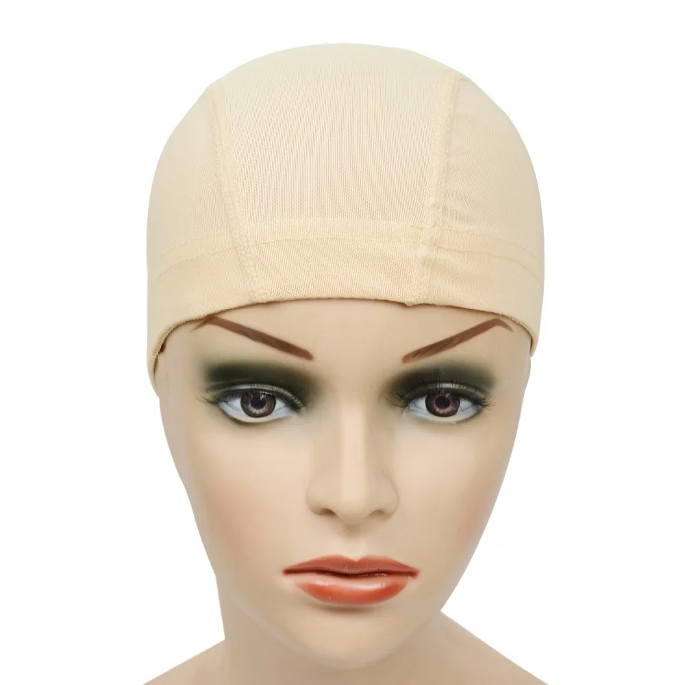 Wholesale black,beige Dome Wig Caps Easier Sew In Hair Stretchable Weaving Cap Elastic Nylon Breathable Mesh Net hairnet