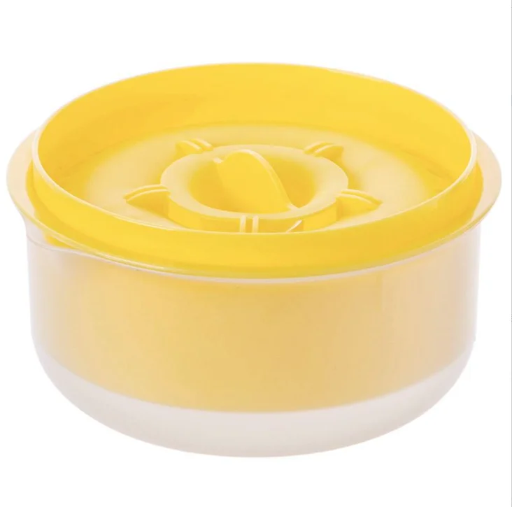 Plastic egg cracker yolk white egg liquid separator filtering household egg with storage box