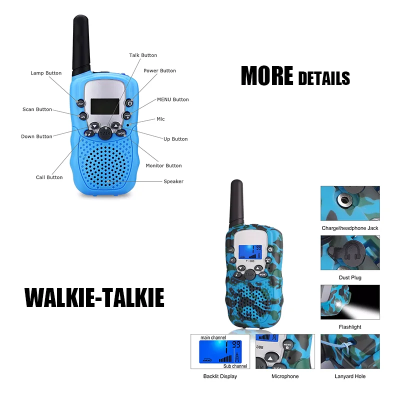 Wholesale Low Price 3-5km Walkie Talkie Radio High Quality Walkie-Talkie For Children