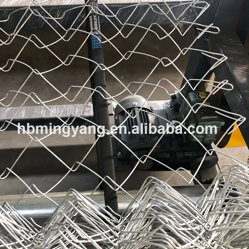 Good quality PLC control Stainless Steel Chain Link Fence Machine Production Line