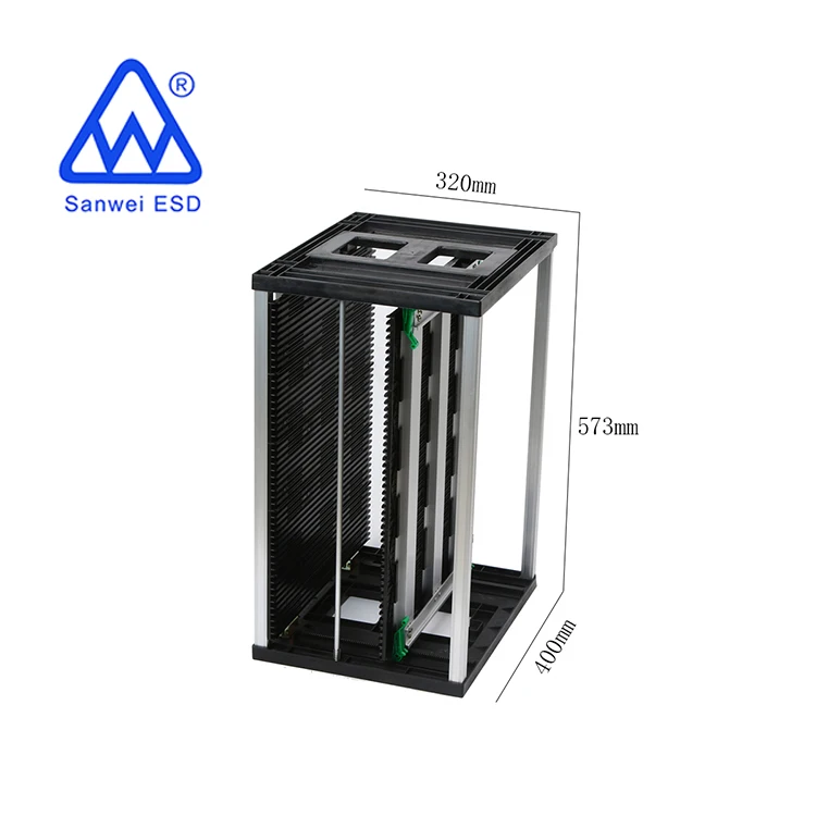 3W-9805301B2-2 Plastic PCB ESD Antistatic SMT Rack (Size:400*320*573 Temperature:100-150)
