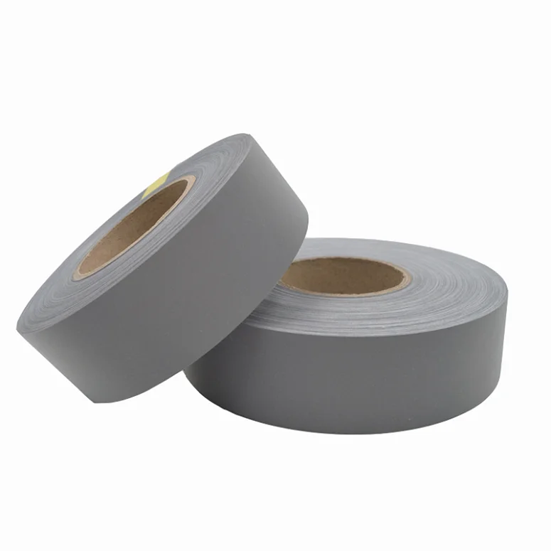 Popular hot sale custom reflective tape 100% polyester clothing reflective sticker tape