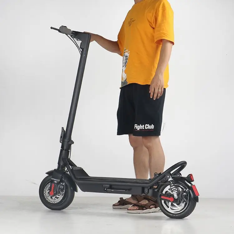 
Newest EcoRider E4-7 Electric Folding Scooter 10 Inch Kick Scooter Folding 