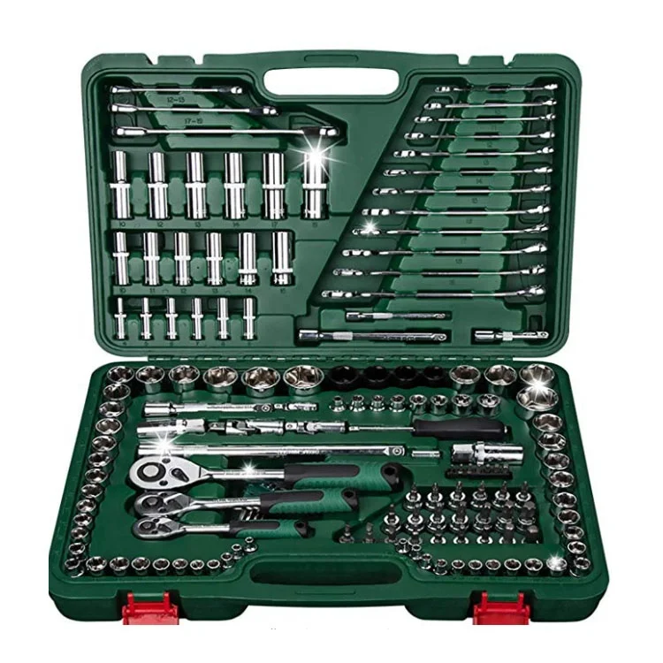 150 pcs socket wrench set tool kit for car repair