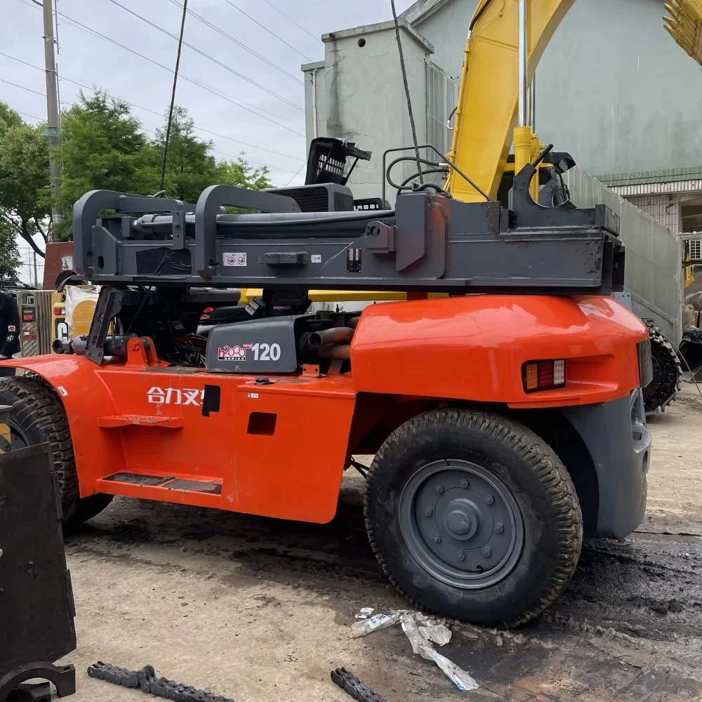 Your favorite Heli 120 used Forklift with good condition 12 Tons used Diesel Heli 120 Forklift at cheap price for sale