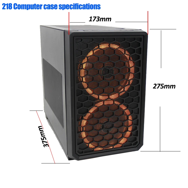 218 OEM индивидуальный логотип cnc фрезерные детали ATX BTX ITX ПК игровой корпус