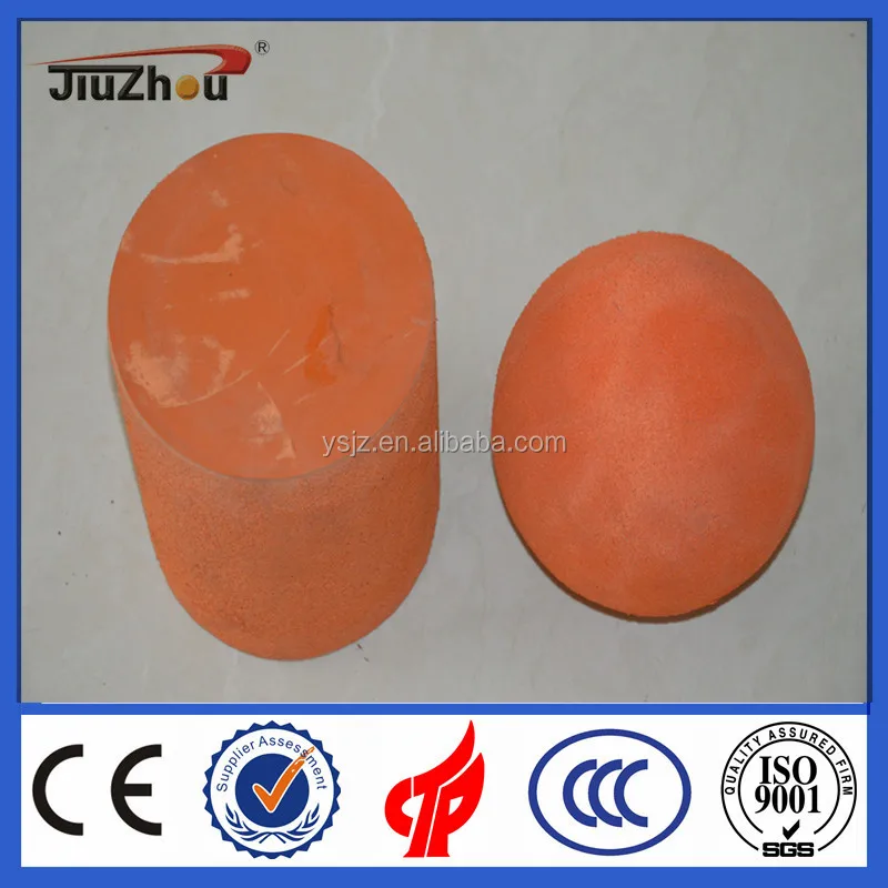China Factory dn125 soft concrete pump cleaning sponge ball for schwing pumps
