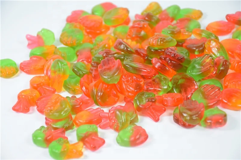 New Finger Posture Shaped Sour Sweet Fruit Bulk Gummies Juice Mix Gummy Candy Healthy Snacks Vitamin C Fruit Flavor Gummy Candy