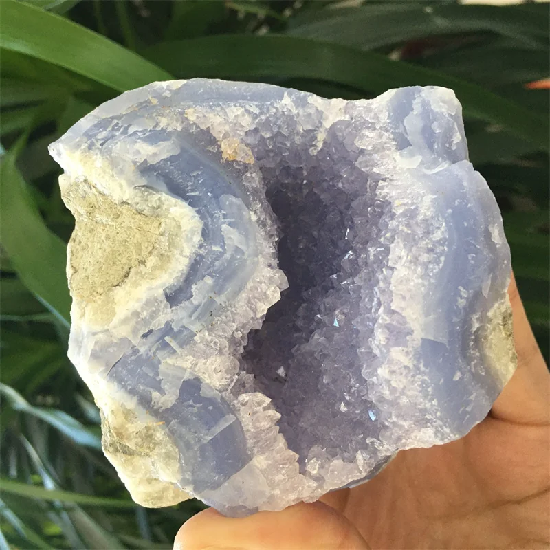 Wholesale Natural Raw Rough Stone Blue Lace Agate Crystal Mineral Specimen for Home Decoration