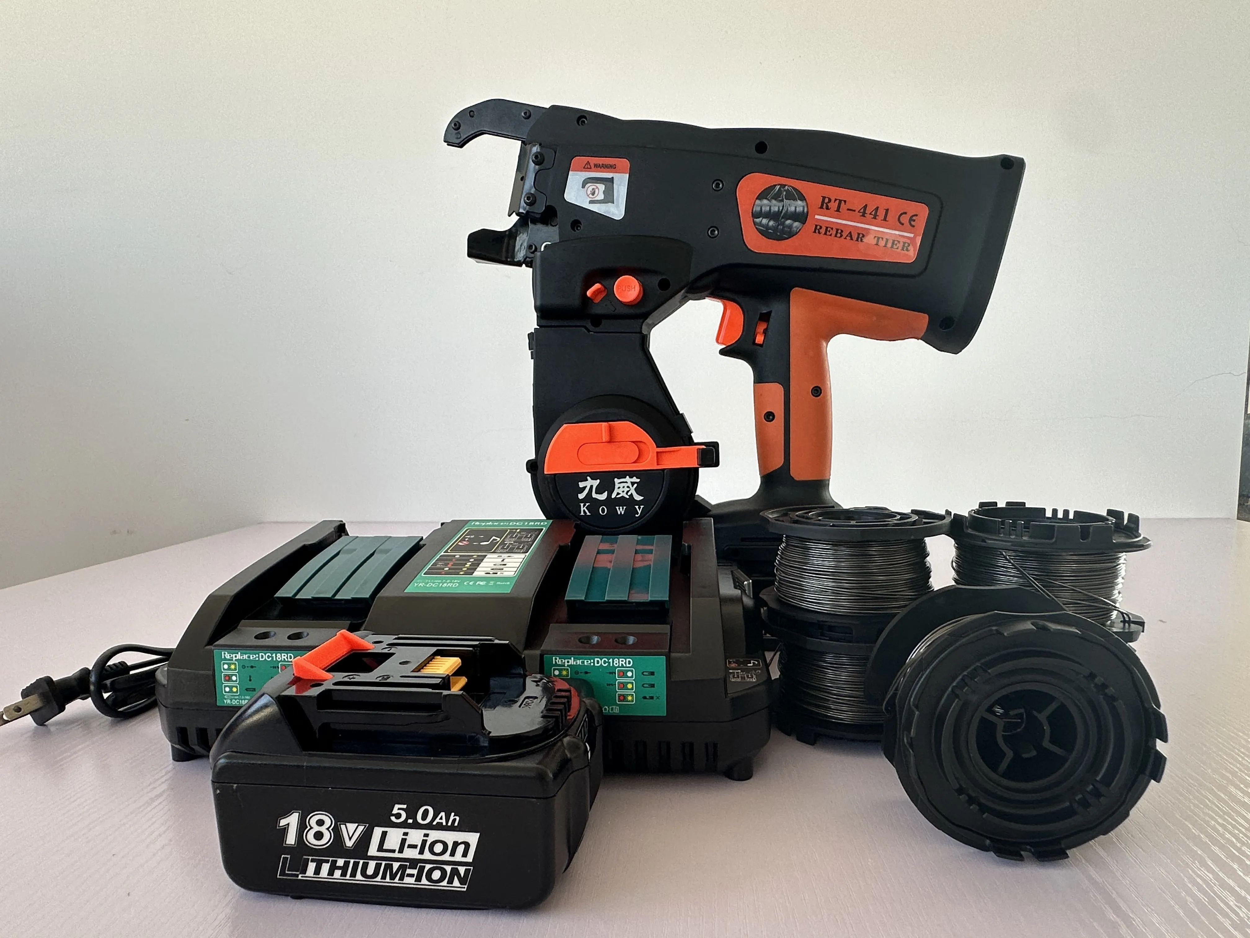 The most popular automatic portable RT441T twin tier rebar tying machine