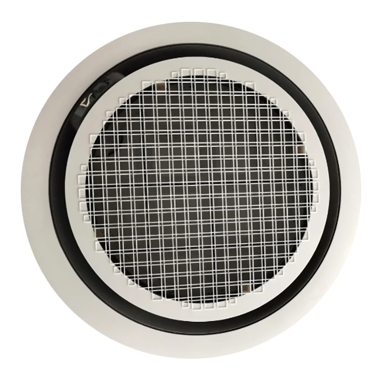 CE Certification 360 Outlet Round Shape Fan Coil Unit card Wind Outlet FCU Air Conditioner Cooling Fan Coil Unit Ceiling