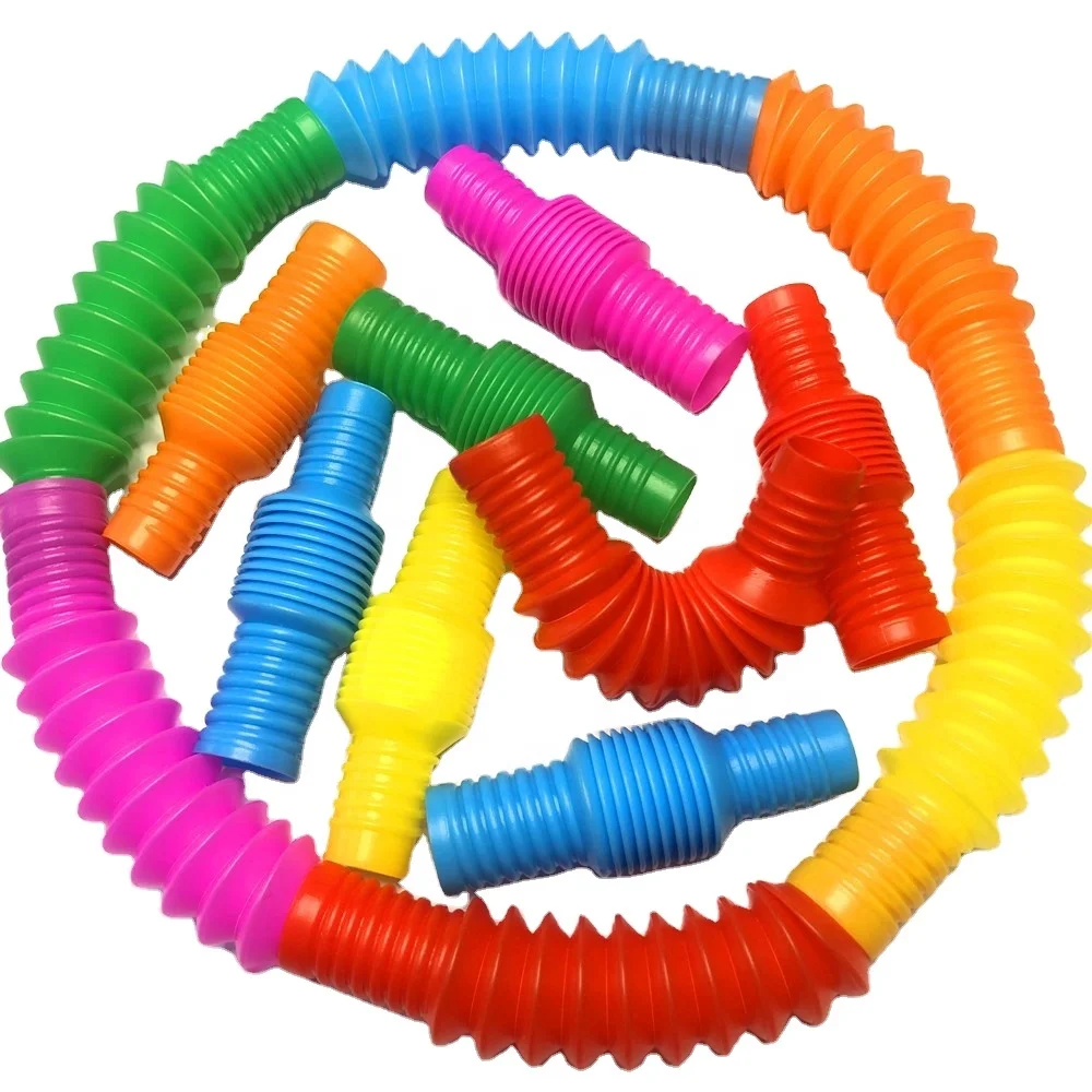 Пластиковая игрушка-труба для капсул 55 мм