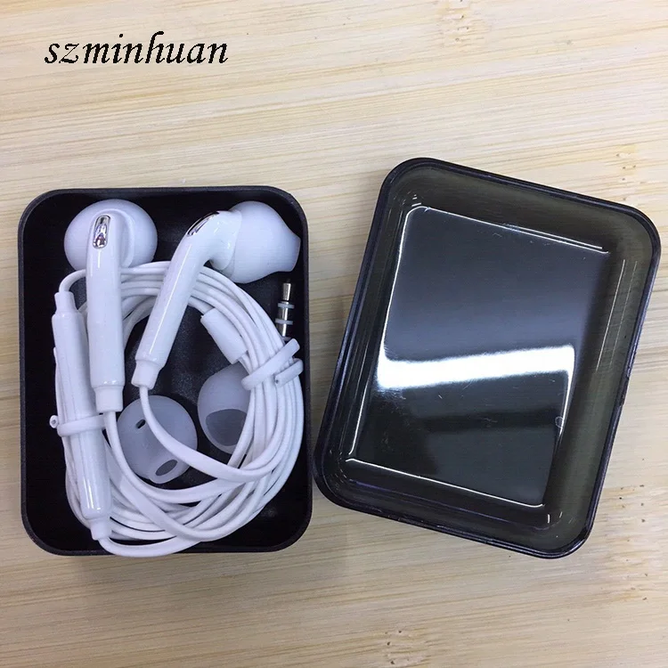 
3.5mm Original 1:1 S6 Handsfree 110cm In-ear Wired Handfree Headphones Earbuds Earpieces Earphone With Mic For Samsung 