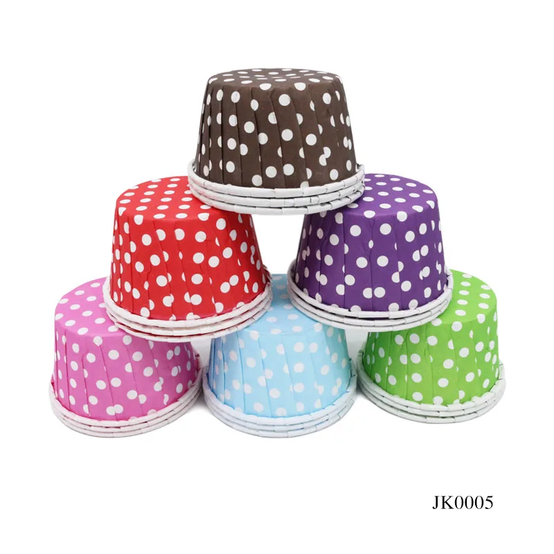 
Greaseproof Bakery Packaging Cake Cup LFGB Certificated Food Grade Paper Cupcake Liners 