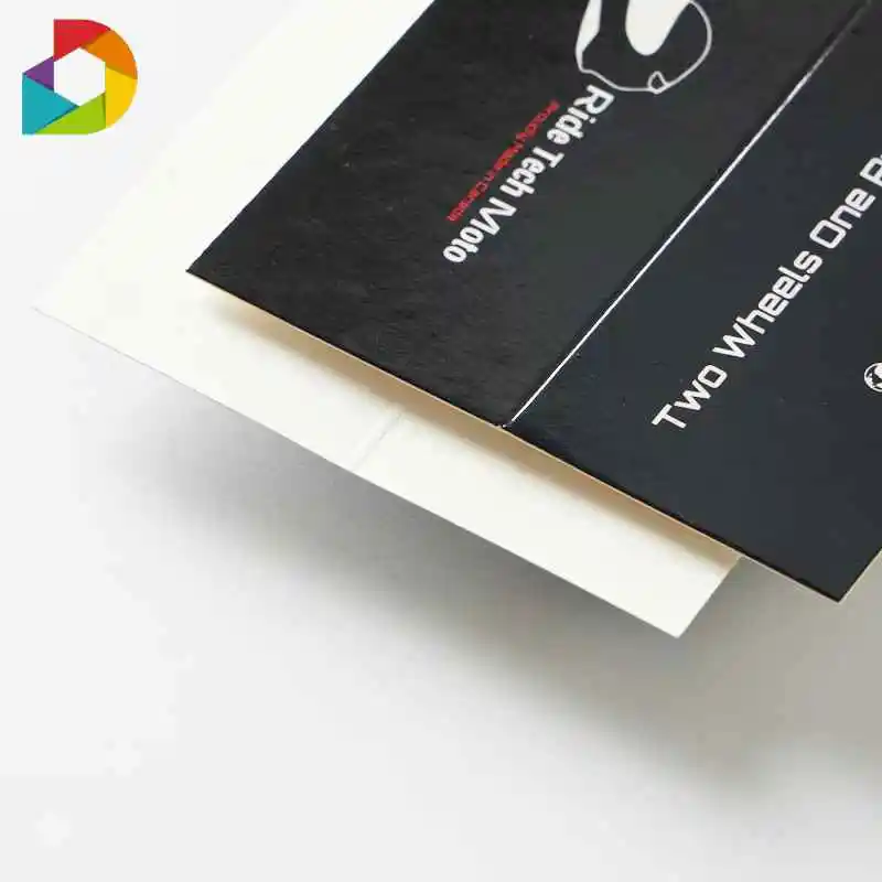 Custom High Quality Cardboard Gift Card Personalized Silver Foil Logo Invitation for Small Business Offset Printed