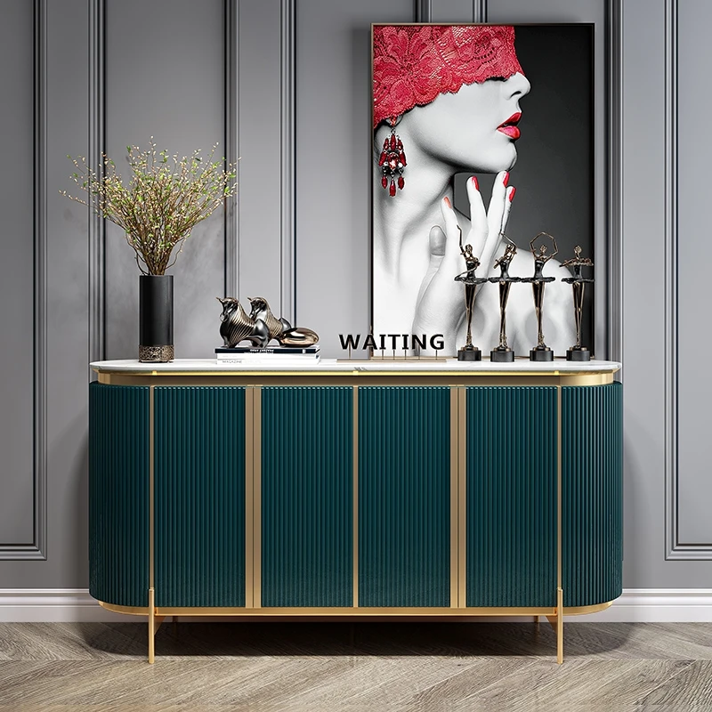 Hot Selling modern console table luxury luxury end tables gold tv console table buffet sideboard