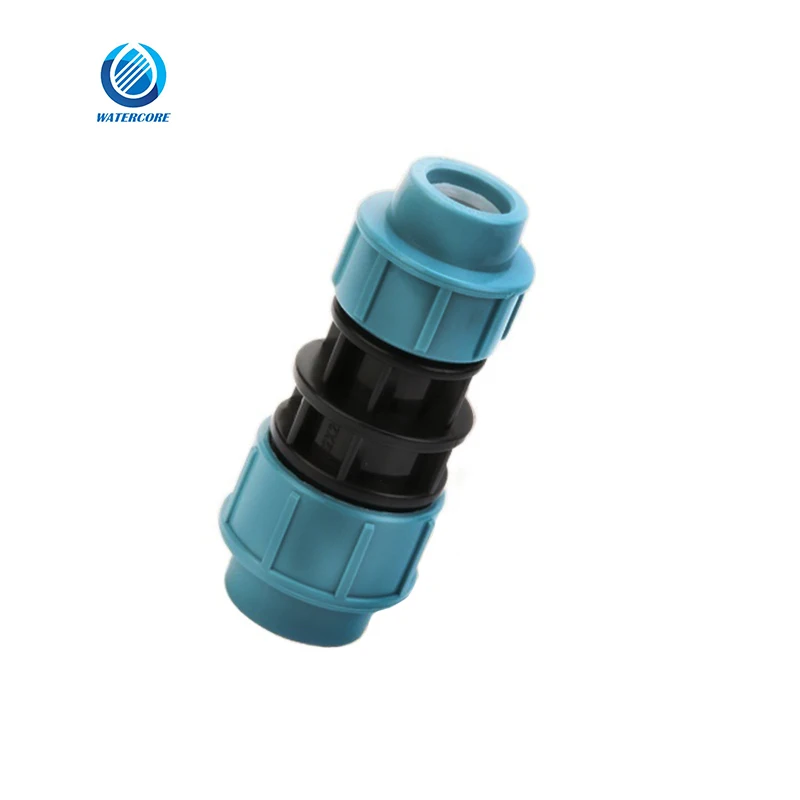 Factory Price PP Compression Fittings DN20-110 PP Reducing Coupling for PE Pipes Water Supply and Irrigation