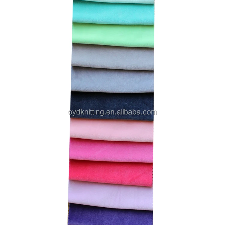 China Supplier Spandex Super Soft Warm Velvet Fabric For Winter