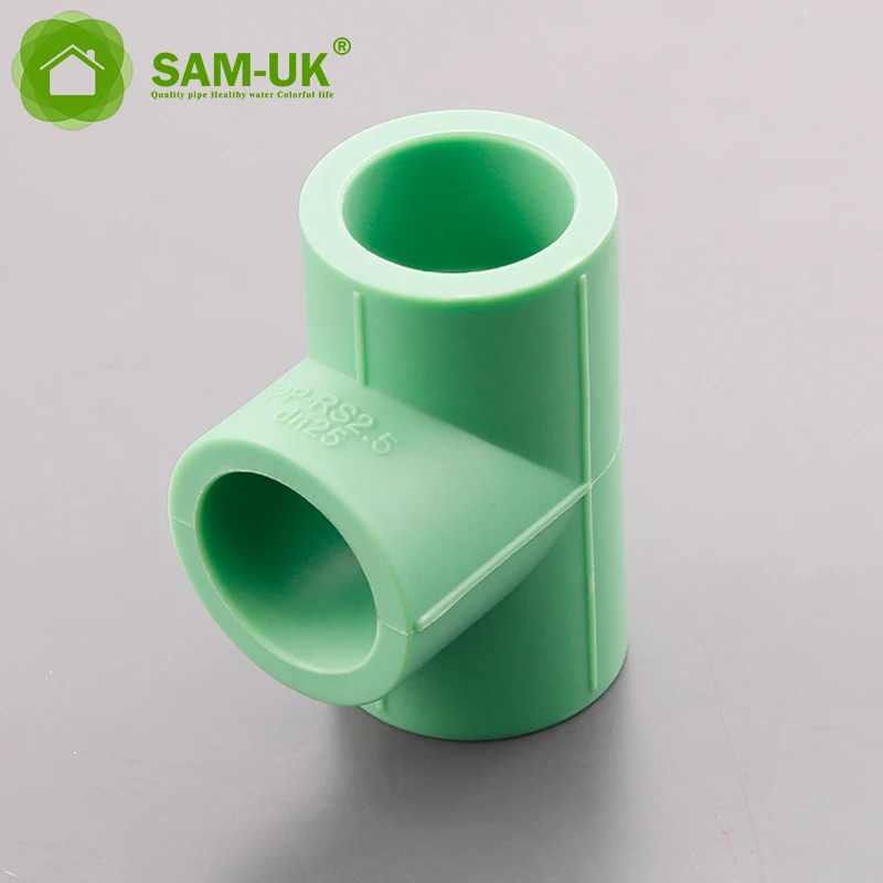 SAM-UK factory speciality product ppr pipe tee pipe fitting water supply 200mm ppr pipe and fittings