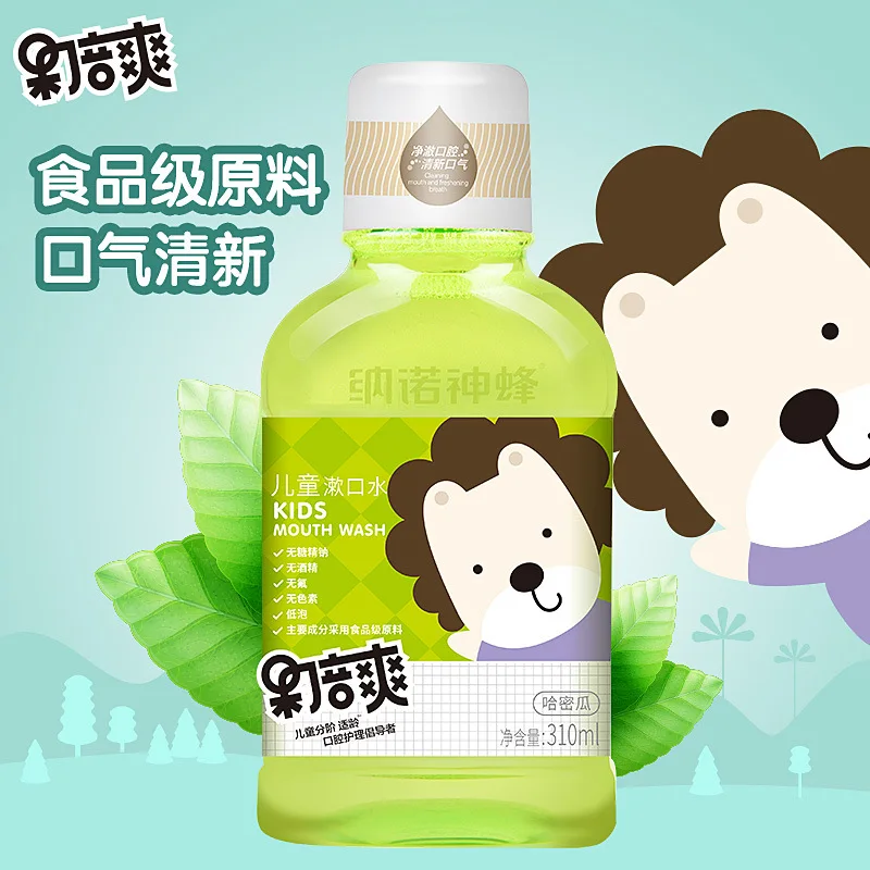 Фирменная торговая марка, 310 мл, Детская мойка для рта без спирта с фруктами