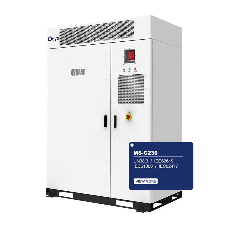 Deye 200kw Complete ESS High Voltage Lithium ion BESS 230KWh 215KWh C&I Energy Storage System with Three Phase Hybrid Inverter