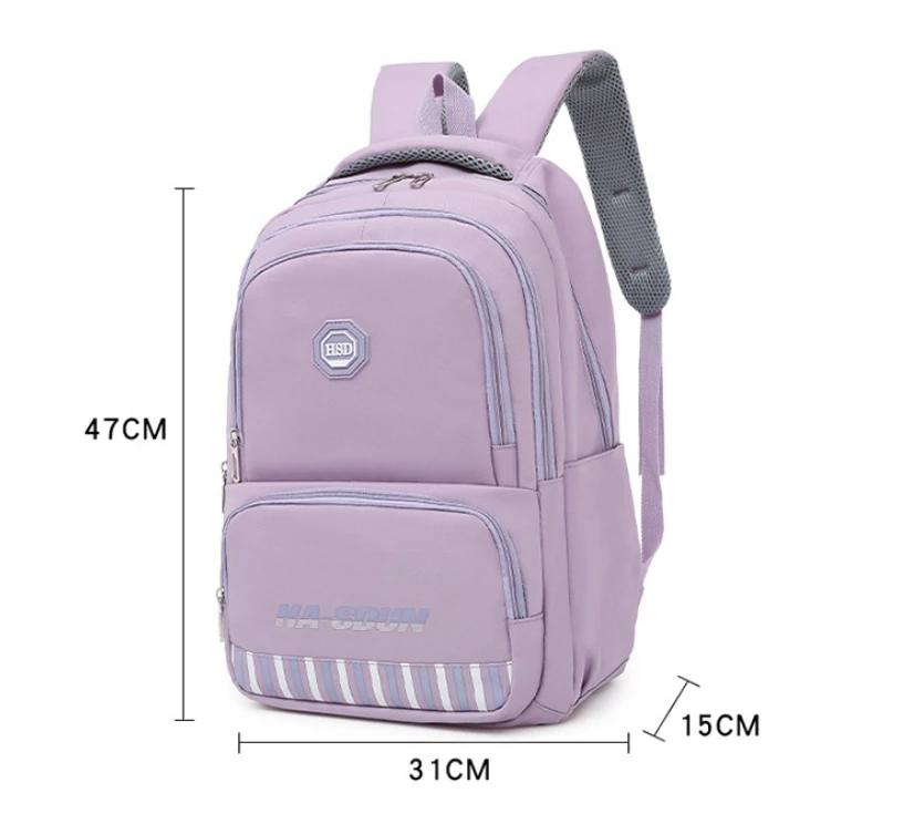 New Fashion 15.6 Inch Studenr School Bags Nylon Large Capacity Shoulder Bag Kids Backpack School Bag