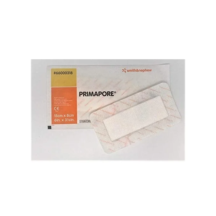 Protection of Wound Primapore Adhesive Border Dressing 15cm x 8cm - Pack of 20
