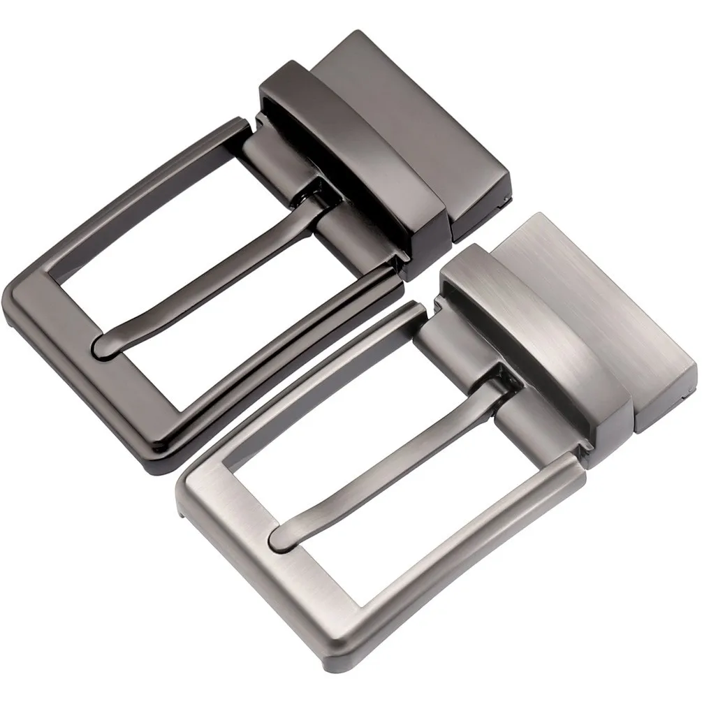 New Metal Reversible Buckle 35MM Pin Buckle Belt With Holes Alloy Factory OEM Custom Logo Wholesale