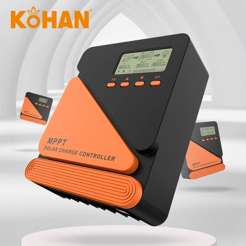 Smart lifepo4 lithium battery 12v 24v 30a 40a mppt solar charge controller