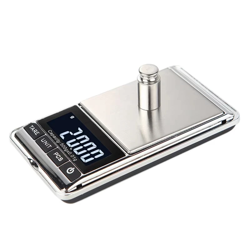 200g x 0.01g Gold Diamond Weighing Mini Jewelry Scale High Precise Smart Scale for Home Pharmacy Laboratory Measurement