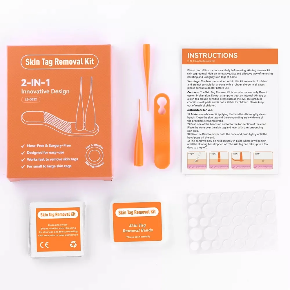 High Quality 2 in 1 Orange Mole Wart Skin Care Home Use  Skin Tag Remover Patches