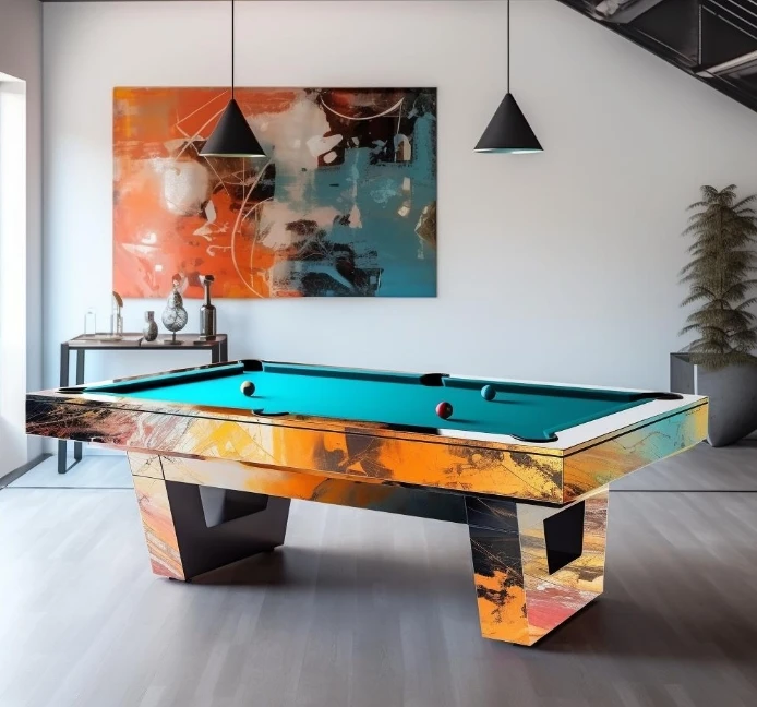 Multifunction Games Retoating 9Ft 8Ft 7Ft 4 In 1 Billiard Pool Table