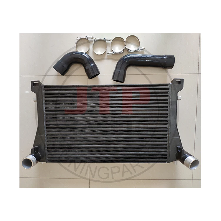 The intercooler with 64mm thick inner core is suitable for GTI R MK7 A3 S3 Golf 7 EA888 TT TTS Leon Octavia 1.8TSI 2.0TSI