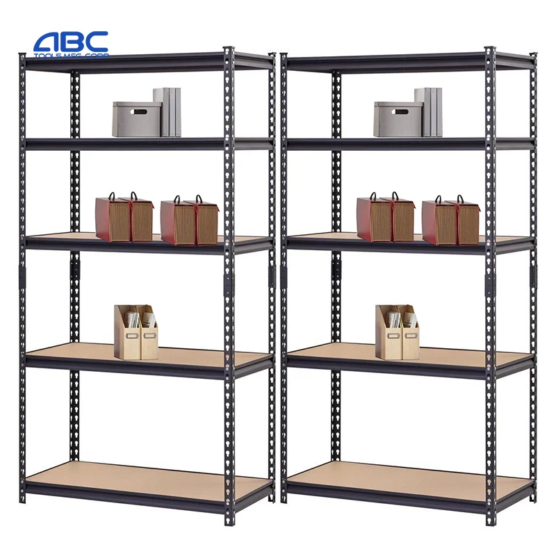 5 layer laminated wood boltless shelves new metal boltless home storage shelving rack
