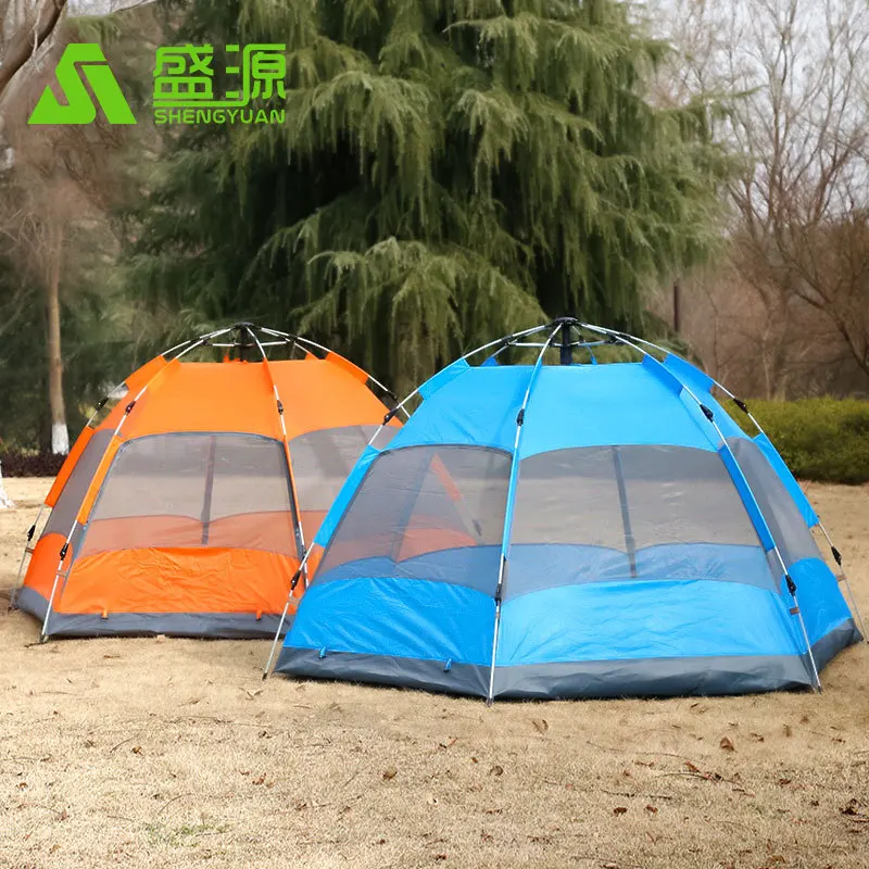 20D Nylon Ultralight Waterproof 2 Person Trekking Pole Tent for Camping Hiking Trekking Backpacking Man Top Style Fabric