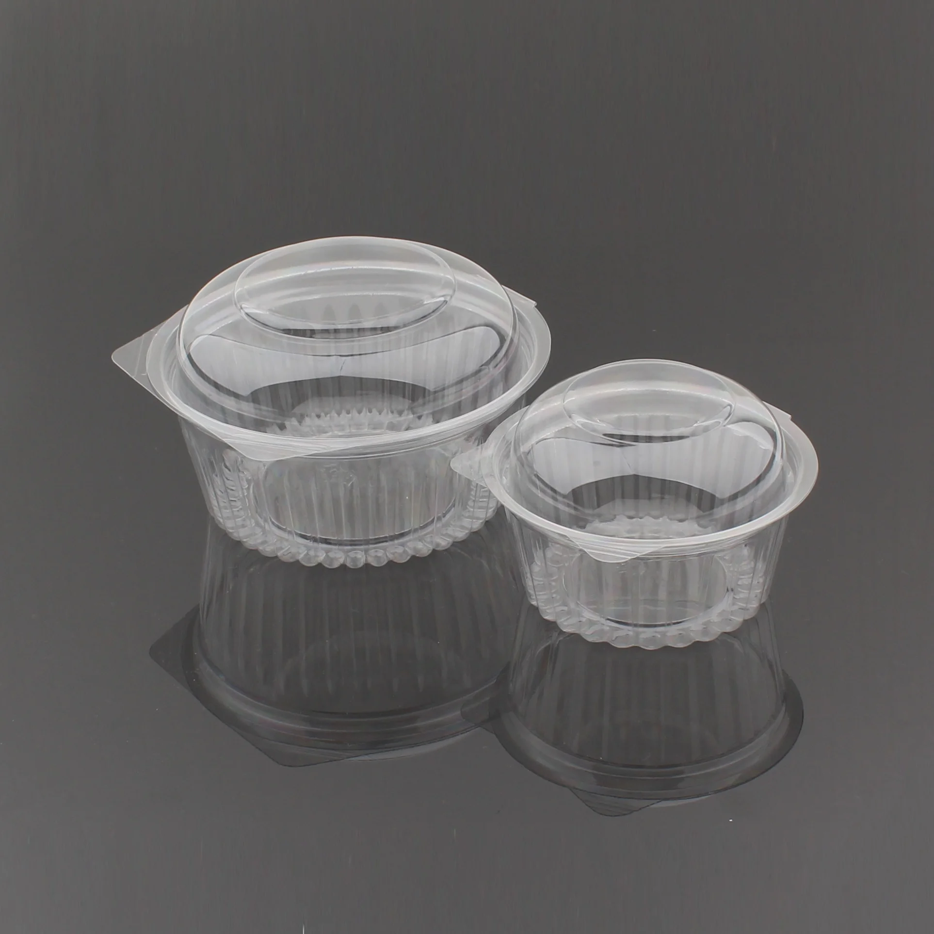 Новый пищевой ПЭТ 48 унций контейнер для салата одноразовый пластиковый контейнер для еды на продажу