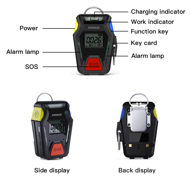 ZHENGZE CE Factory Hot Sale Personal Alert Safety Systems Rescue Emergency Alarm for Firefighter