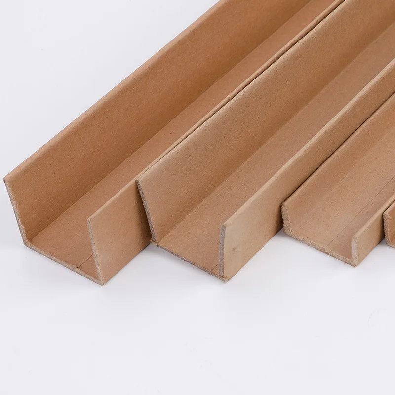 Paper Angle Board Kraft Paper Pallet Edge Protector U-shaped Design Paper Packing Cardboard Corner Protectors