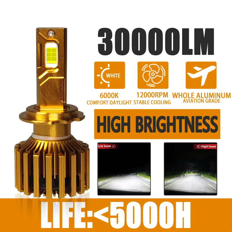 Лампа Налобная OEM 300 Вт H4 H13 9004 9007 дальнего света светодиодная Автомобильная фара h7 LED H11 9005 luces led auto csp chip light