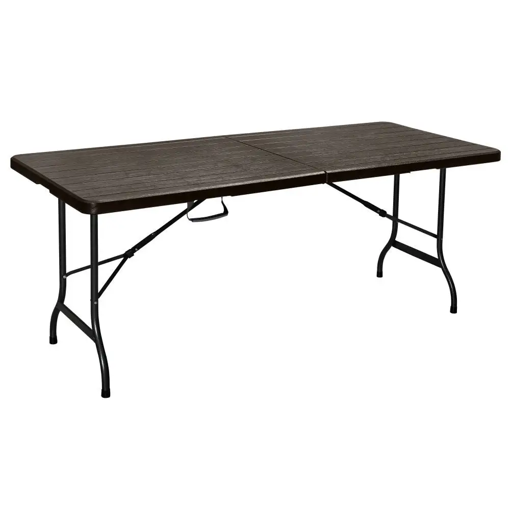 Wholesale HDPE Plastic Design modern portable folding garden table set with bench