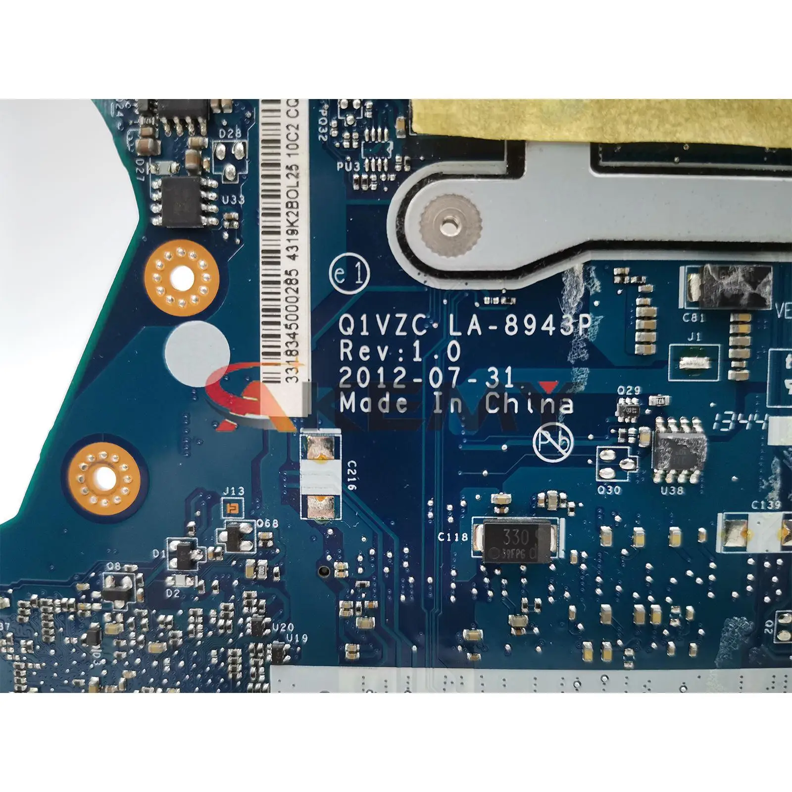 For Acer Aspire One 756 V5-131 V5-171 Laptop Motherboard Q1VZC LA-8941P LA-8943P With Intel Celeron Dual Core CPU I5 CPU